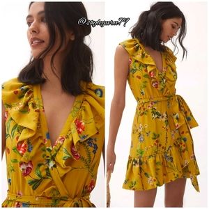 NWT, Anthropologie, Maeve Floral Print Mini Dress